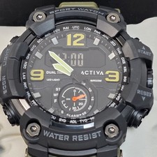 NEW Activa X Invicta BlackOps Digital Men's Watch 56mm Army Green ACW1637-002