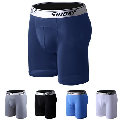 Atmungsaktive Herren Unterwäsche Eis Seide Beutel Boxershorts Große Größe 5X
