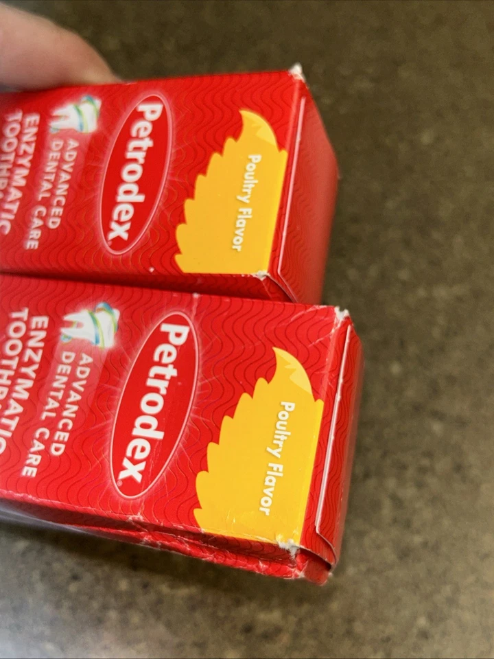 Pasta de dientes enozimática dental Petrodex sabor a aves perros 6,2 oz - paquete de 2 Foto 3 de 4