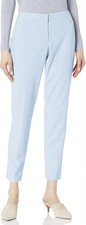 Calvin Klein Highline Women  s Dress Pants Size 10 Light Blue Slim Fit Stretch