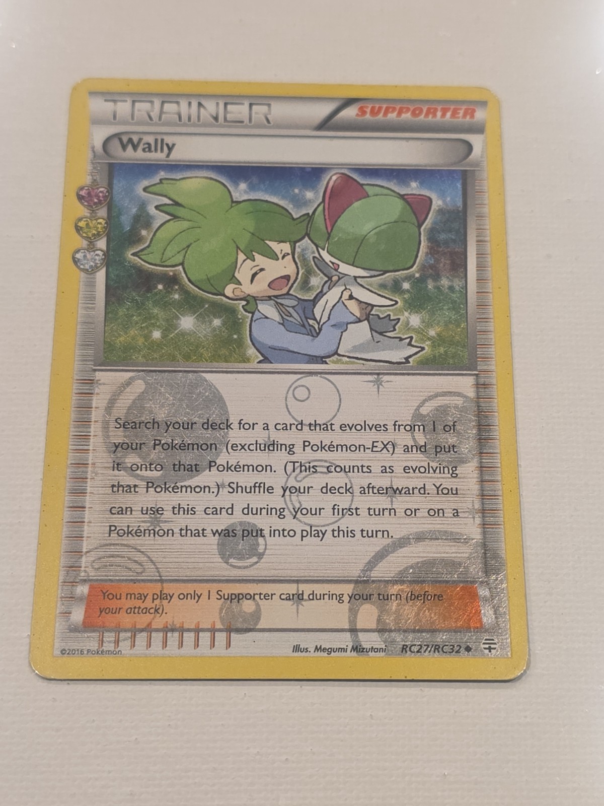 Pokemon Generations Wally Radiant Collection Holo Card #RC27/RC32