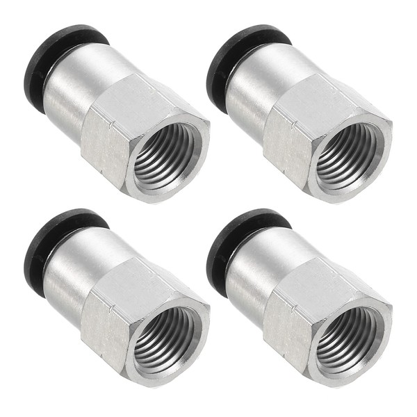 Schnellverschluss-Fittings, 4St 3/8 Zoll AußEndurchmesser-Rohr Zu 1/4 Zoll NPT-G-image