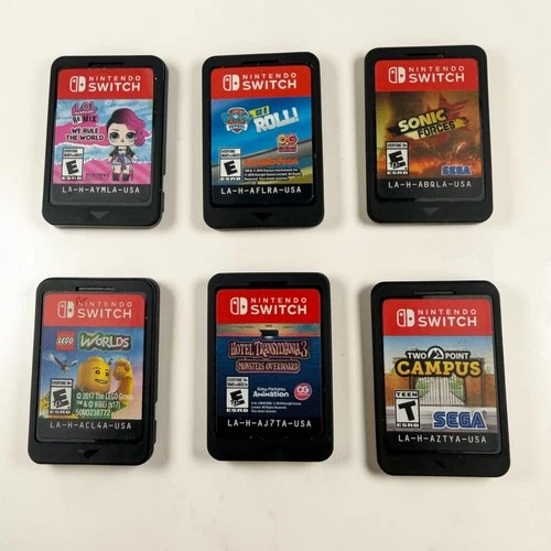 New Listing6 Game Lot - Nintendo Switch - LEGO Worlds Sonic Forces Paw Patrol Games only