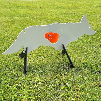 Precision Targets Life-Size Coyote Target, 36''x13''x3/8'' Steel (36X13X3-8-LSCRV)