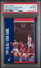 1991 FLEER UNFORGETTABLE #238 1991 ALL-STAR GAME PSA 8