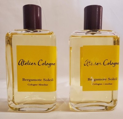 2 ATELIER *BERGAMOTE SOLEIL* PURE PERFUME 6.7oz 200ml Cologne Absolue *FREE SHIP