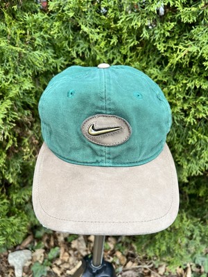 Vintage 90s Nike Golf Hat Cap Adjustable, Suede And Brass | eBay