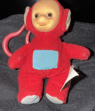 Vintage Teletubbies PO Red Clip on Backpack 1999 Burger King Kids Meal Toy