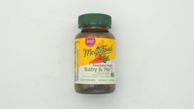 4/27, MegaFood Baby & Me 2 Postnatal Vitamins for Women Breastfeeding with Folat