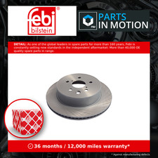 Image of 2x Brake Discs Pair Vented Rear 310mm 108546 Febi Set 4243130290 Quality New