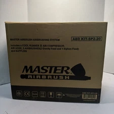 Cool Runner II Airbrush Kit with Dual Fan Air Compressor, 3 Airbrushes, F3G