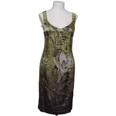 BGN First, Kleid, Größe: 38, Grün/Schwarz/Grau, Elasthan/Polyester/Seide #YyD