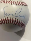Ernie Banks Autographed Official NL Baseball, HOF, 2XMVP, 14XAllStar, Gold Glove