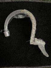 Foglia Bassa Vetro Murano Cristallo Trasparente Oro Ricambio Lampadario Classico