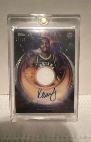 2025-26 Topps Midnight - Rookie Kam Jones Winter Solstice /35 (AU, MEM, RC)