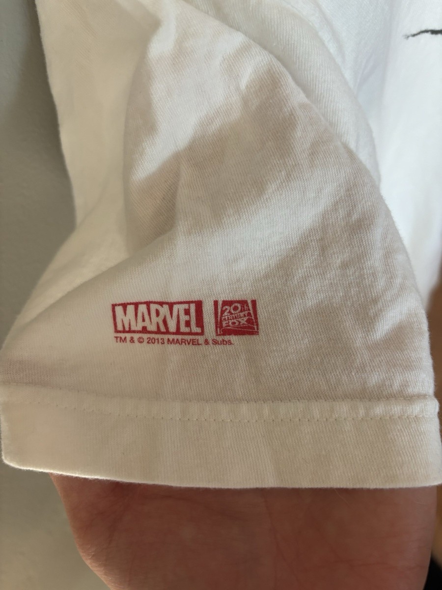 Marvel 2013 Hugh Jackman The Wolverine X-Men San Diego Comic Con T-Shirt Men's M View 2
