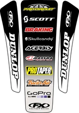 Factory Effex Universal Rear Fender Graphics - Style 2 Motorcycle Dirt Bike