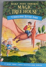 Dinosaurs Before Dark (Magic Tree House  Paperback By Mary Pope Osborne Like New
