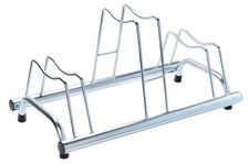 Rastrelliera portabici a 3 posti, ingressi ruota 2x6 cm e 8 cm, compatibile con 