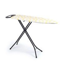 Beldray Ironing Board Collapsible Lightweight Adjustable 115 x 36cm Lemon Cover