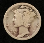 1926-S Mercury Dime 10C About Good Raw Silver Coin (#SLC00251)