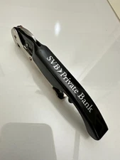 Pulltex ClickCut SVB Private Bank Waiters Corkscrew Wine Key Opener