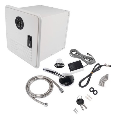 12V RV Gasdurchlauferhitzer Campingdusche Warmwasserboiler mit Fernbedienung