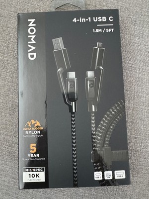 NEW Nomad Adventure Proof Rugged USB iPhone Cable 1.5M/5ft