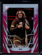2026 Topps Chrome WWE Naomi Magenta Refractor #/399