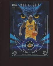 2025-26 Topps Midnight Night Owls Morning Shaquille O'Neal Lakers HOF 25/149