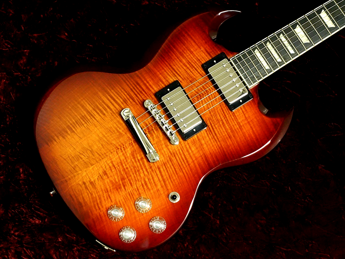 Epiphone SG Modern Figured Mojave Burst Electric Guitar with gig