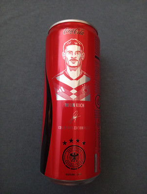Coca Cola Zero, Sammeldose FIFA WM 2026, ''Robin Koch'', leer, NEU