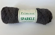 Primrose “Sparkle” Yarn – Black/Charcoal Gray –Lot Of One