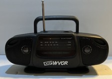 Suntone Portable AM FM Radio RR2500 Mini Boombox Battery Powered Black K 