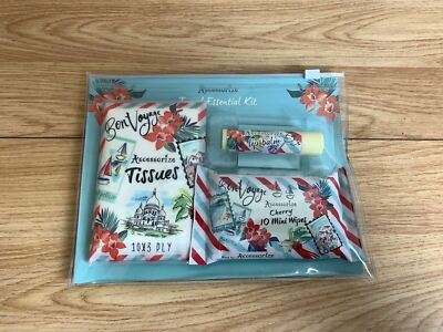 Accessorise Essential Kit Bon Voyage Taschentücher und Lippenbalsam 