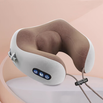 U-Shaped Neck Massager Pillow Soothing Heat Deep Tissue Kneading Durable