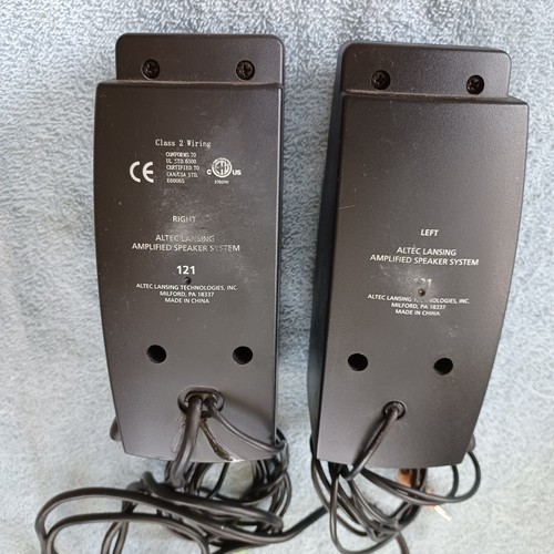 Altec Lansing Series 100 Computer Speakers Model 121 with Subwoofer & Power Cord - Photo 12/17