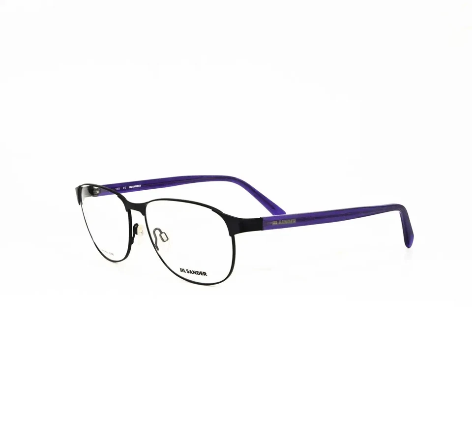 Marco de gafas Jil Sander JS2138 424 auténtico para hombre azul metal Wayfarer Foto 2 de 3