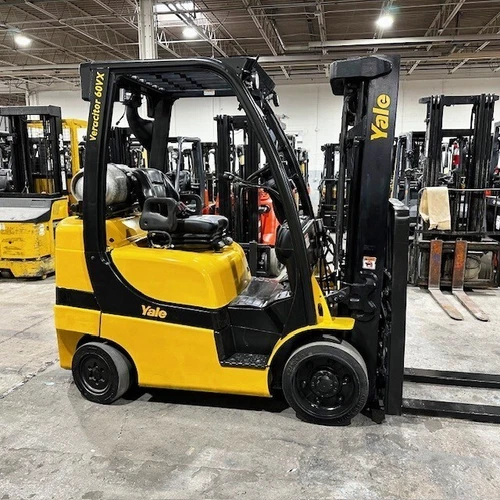 2021 Yale GLC060VX 6000lb Used Forklift Triple Mast Sideshift Fork Positioner