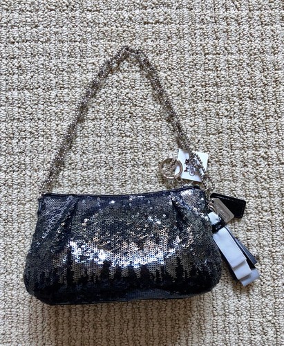 coach black evening bag