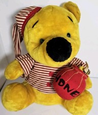 Bedtime Winnie The Pooh With Honey Bee Jar 16 Inch Disney Plush Pre-owned