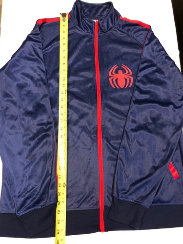 Marvel Spiderman Mad Engine Track Jacket Size Xl - Picture 2 of 7