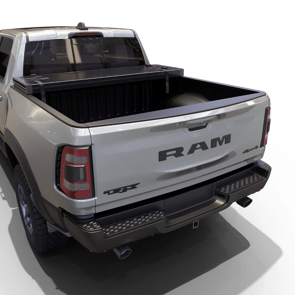 Hard Shell Folding Truck Bed Tonneau Cover|Fits 09 - 26 Dodge Ram 1500 6'4" Bed - Image 3 of 4