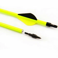 6Pcs 30" Mixed Carbon Shaft Arrows SP500 Archery OD 7.8mm For Compound Bow Shoot