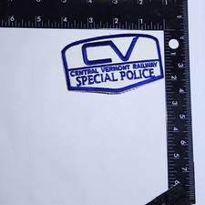 Central Vermont Railway Special Police Patch. Great Condition!