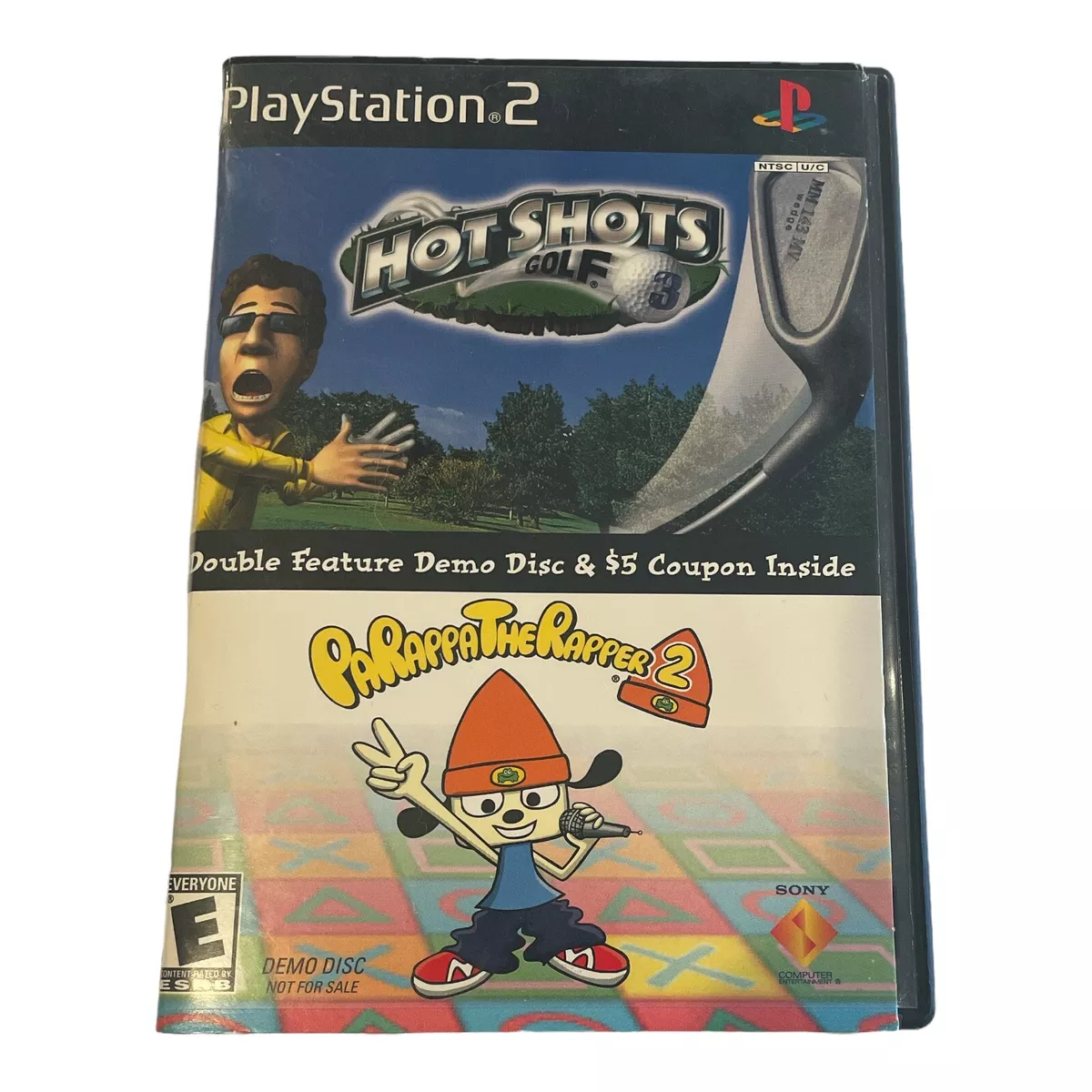 PlayStation 2 Parappa the Rapper 2 & Hot Shots Golf 3 Double Demo Disc