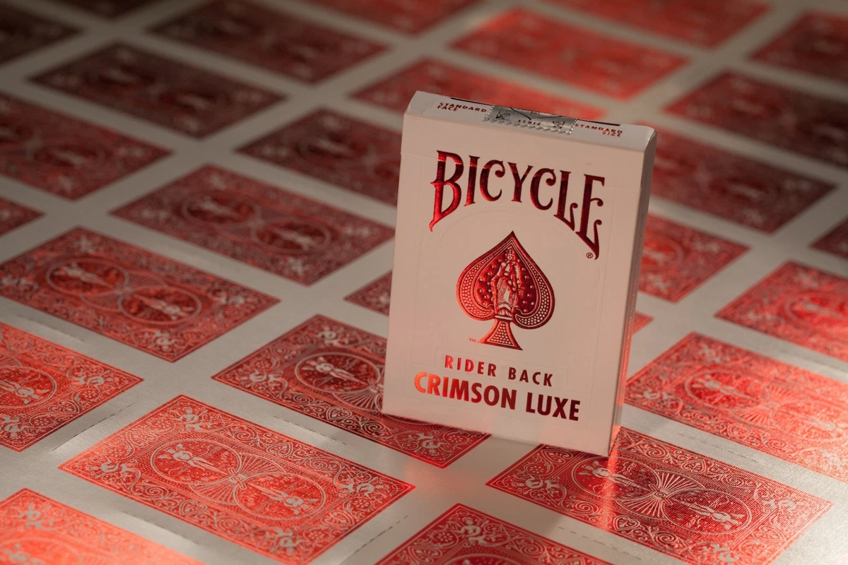 Bicycle rider back crimson luxe sale