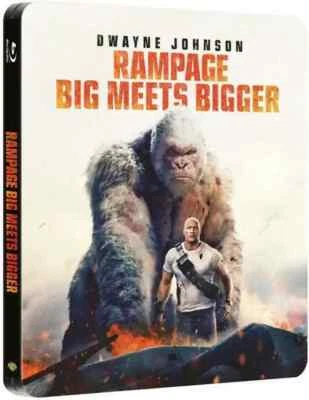 Rampage (2018)[Blu-ray im Steelbook/Neu/OVP] Dwayne Johnson, Naomie Harris, Jeff - Bild 1 von 2