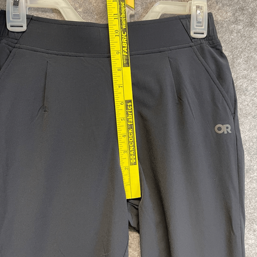OUTDOOR RESEARCH Pants Women's XS Black Cropped Pleated Mid-Rise Pull-On Stretch - Picture 7 of 12