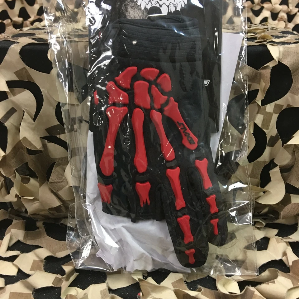 NEW MEDIUM Exalt Death Grip Paintball Gloves - Red Foto 4 de 4